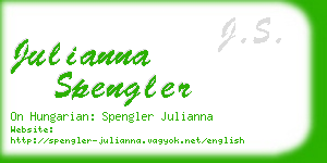 julianna spengler business card